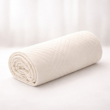 שמיכת קיץ CRYSTAL IVORY SINGLE 150X200 CM