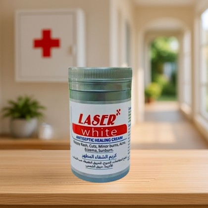 Laser White משחה מחטאת לפצעים